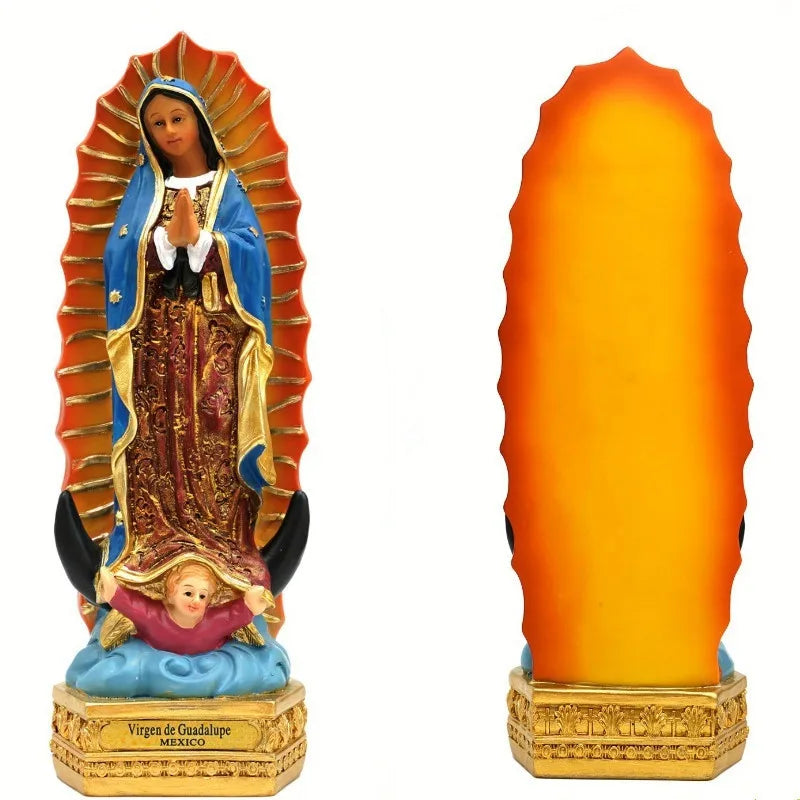 Our Lady of Guadalupe Resin Statue – Religious Home Décor
