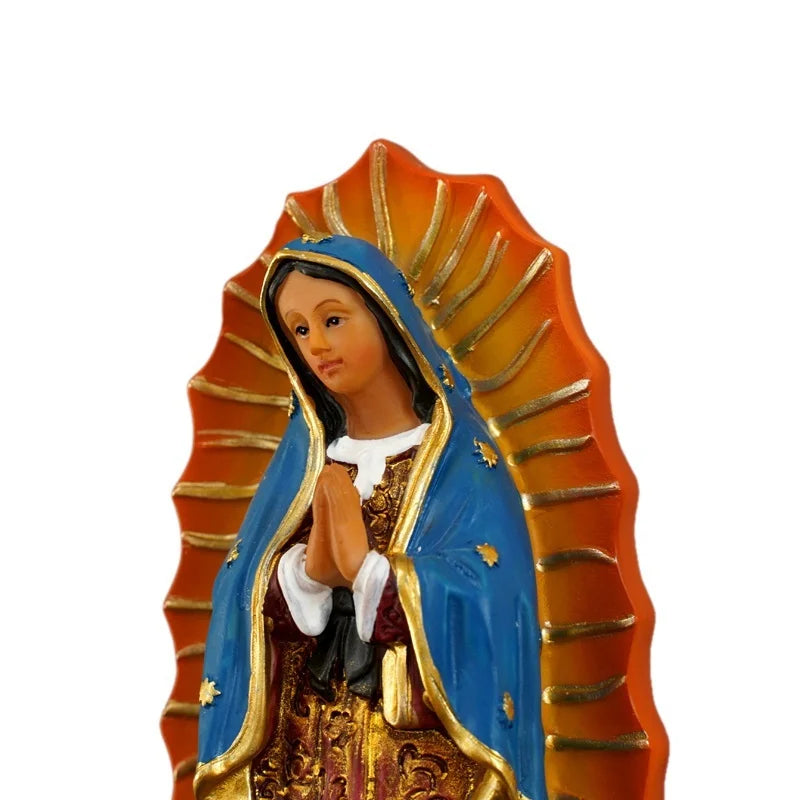 Our Lady of Guadalupe Resin Statue – Religious Home Décor