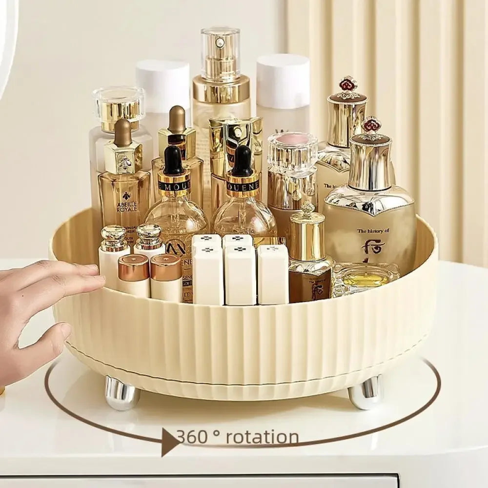 Rotating Makeup & Skincare Organizer – Countertop Cosmetic Storage