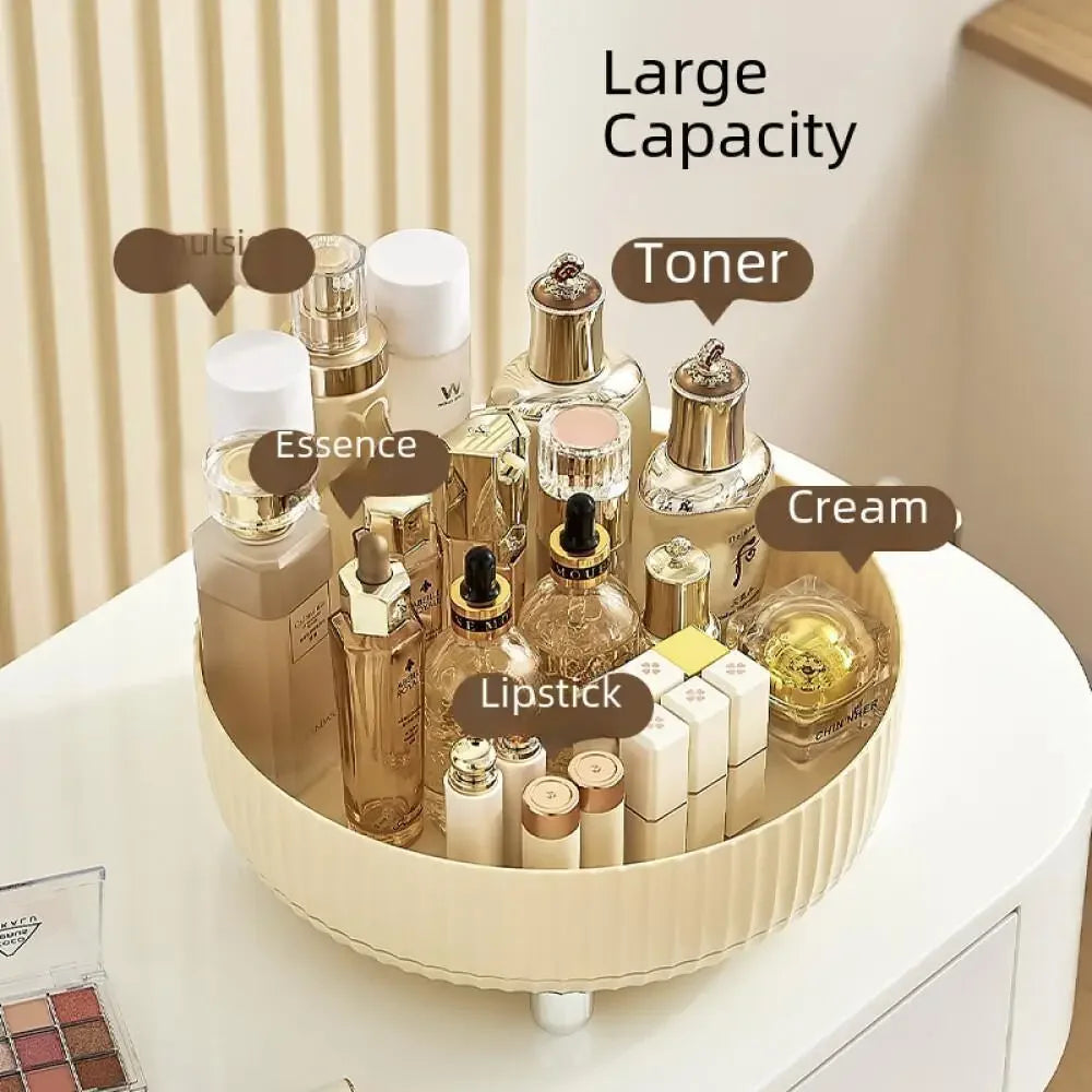 Rotating Makeup & Skincare Organizer – Countertop Cosmetic Storage